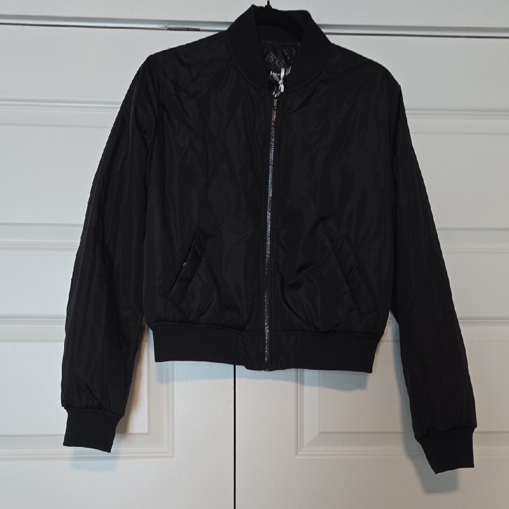 Moschino Classic Black Bomber Jacket